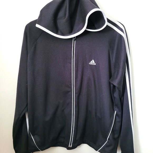 adidas Tops - Adidas hooded zip up.